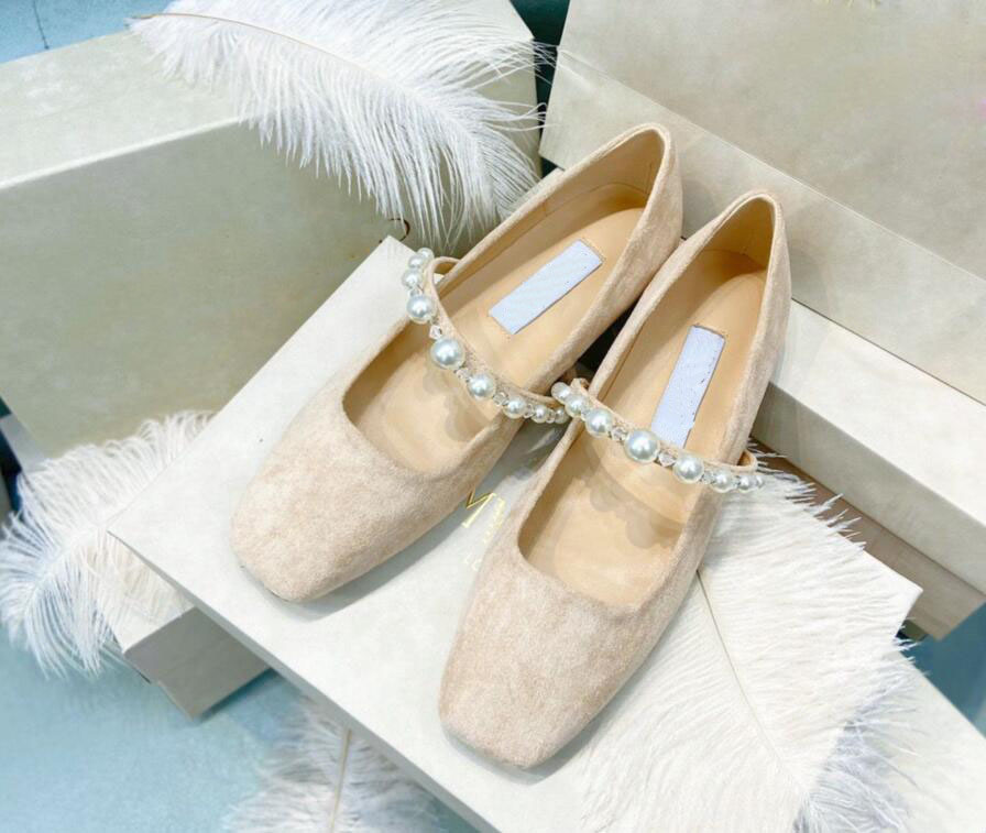 

Famous Ladies Bridal Wedding Dress Women Shoes Luxurious ADE flat suede ballet flats crystal pumps strap twinkles crystals Party With Box,eu35-43