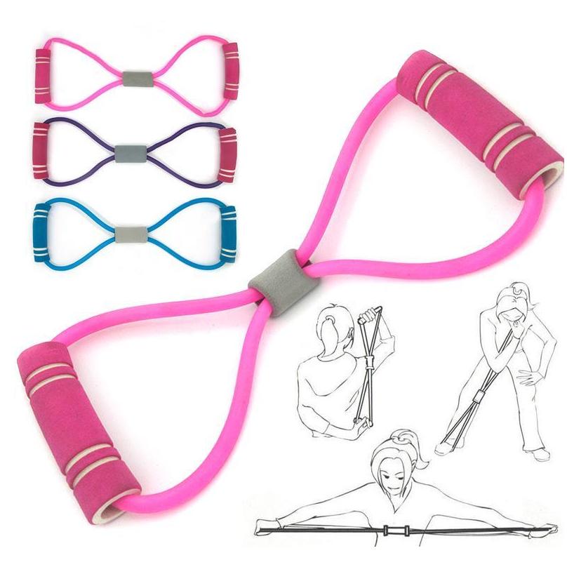 

Resistance Bands Sports & Outdoors Drop Delivery 2021 Yoga 8-Shape Pull Rope Tube Gym Home Sport Fitness Supplies Equipment 75Pzu