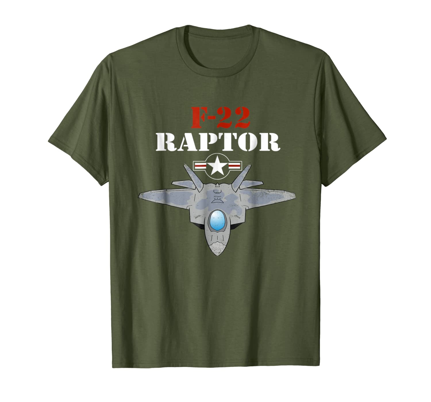 F 22 Raptor Aircraft T Shirt-USA Military Air Force Tees-image-703623238