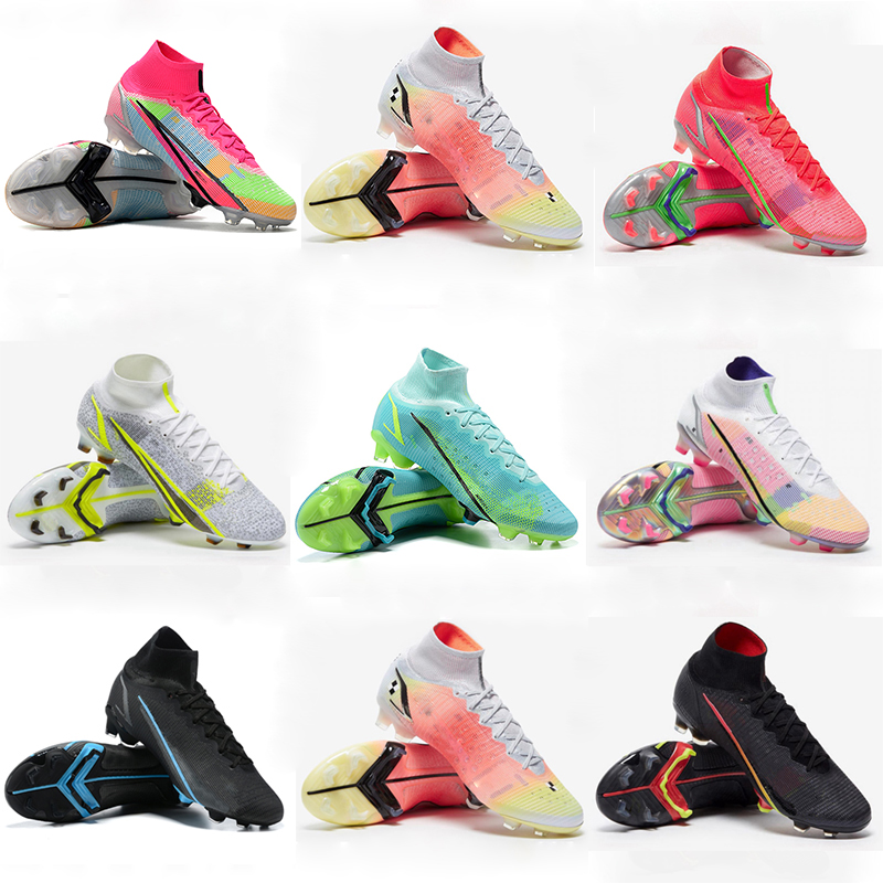 

Soccer Shoes Mercurial Superfly VIII 8 Elite FG Dynamic Turquoise Lime Glow Dragonfly Dream Speed 4 Prism Pro Crimson Euro 2021 Impulse Pack Cleats FOOTBALL Boots, #1