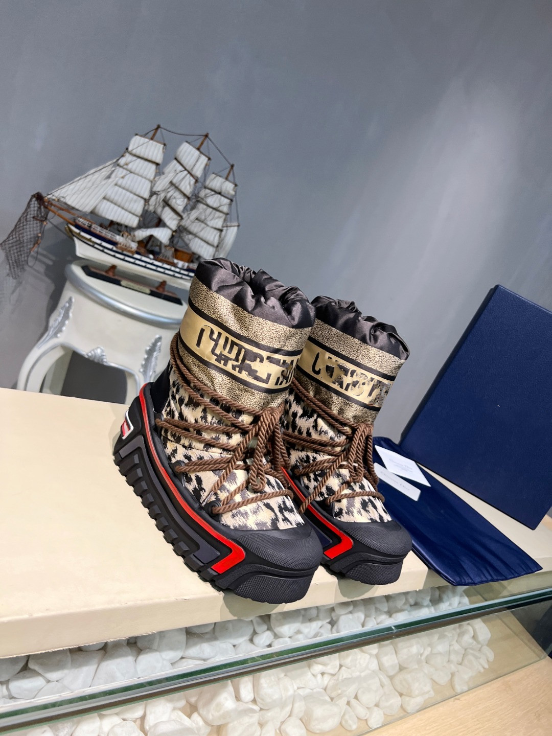 

Lined Nylon Fabric boots women boot Luxury platform designer prad black Short Fashion Ankle Biker Australia Winter Snow Sneakers Keep warm size 35-40 1203, 02