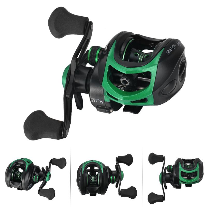 

Fishing Reel Bait Caster Tackle Lightweight High Speed 9.1:1 Gear Ratio Baitcast 19+1 Ball Bearings Baitcasting Reels