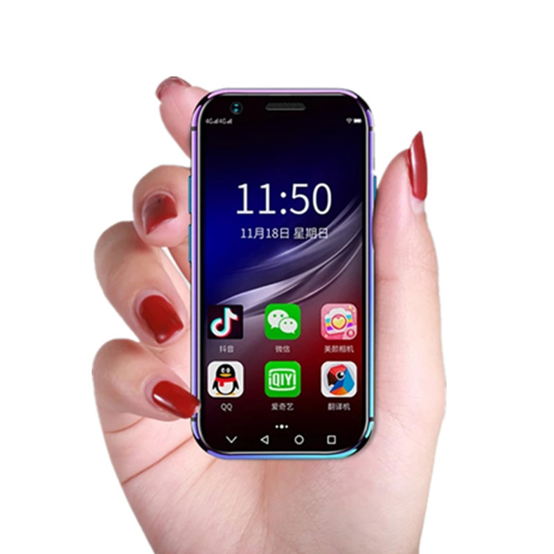 

Soyes smartphone XS / xs11 7S, 4G, LTE, Android mini, quad core, dual card, WiFi, unlock, small, Google play store, free case, New 7s white