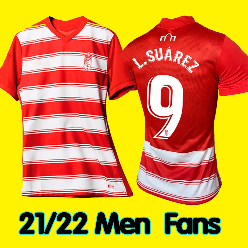 

Granada Home Red Football Jerseys 21/22 Adult Fans Version Soccer Shirt 2021/2022, Home jersey