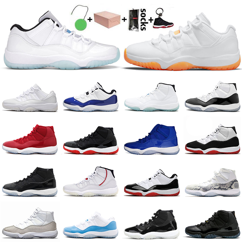 

WITH BOX 2021 Top Quality Jumpman 11 11s Basketball Shoes Low Legend Blue Citrus Men Women High White Berd Cap and Gown 25th Anniversary Trainers Sneakers Off Outdoor, #b3 36-47 concord bred