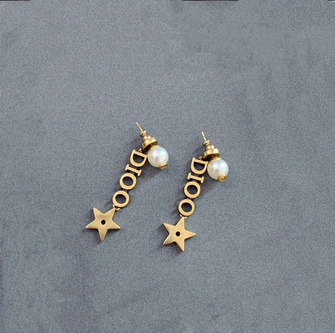 

2021 new letter D earrings pearl earrings for Woman wedding party Jewelry high quality love gift female earrings