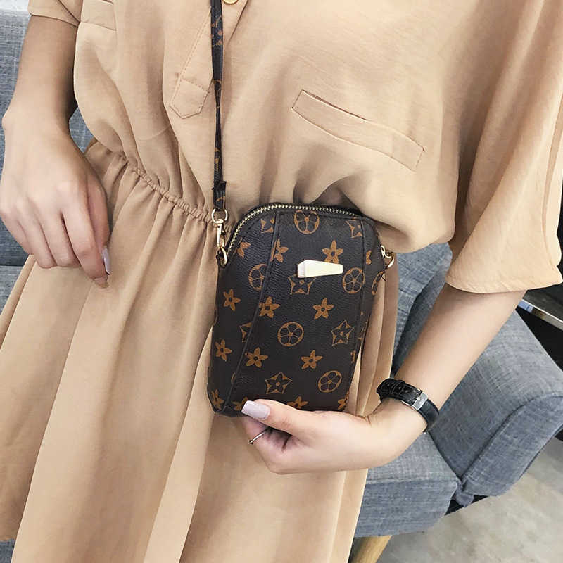 

2021 Summer Fashion Children's One Shoulder Bag Printing Chain Mini Mobile Phone Bags Kids Girls Coin Case Portable Card Purse Change Wallet G60S36R, Picture color