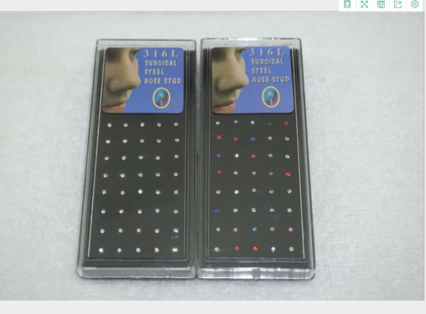 

Rings & Studs Jewelrypacked Europe 1.8Mm 316L Medical Titanium Steel Diamond Fake Nose Stud Ring Body Piercing Jewelry Wholesale Drop Delive