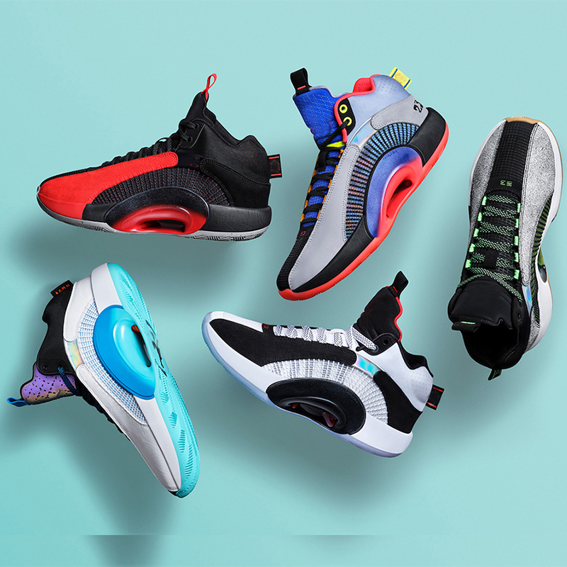 

With box XXXV Fire Red 35 Dynasties Men Shoes Smoke Grey Starry Sky White Black Jade BasketballShoes Fragment 35s Bred outdoor Sneakers DD3044-700 CQ4227-030 us, 08