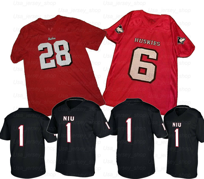 

Custom Northern Illinois NIU College Football Jersey 19 Kenny Golladay 15 Cole Tucker 22 Tre Harbison 89 Mitchell Brinkman, Red iii