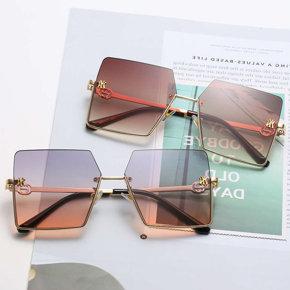 

Highend accessories STP New Large Fashion Ladi Half Frame Wearing Sunglass Sun Glass, Black