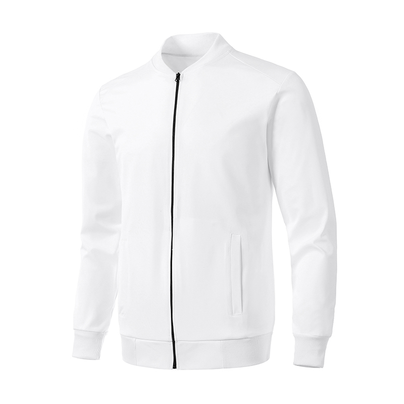 

New Fashion Solid Color Jackets Men Women V-Neck Zipper Bomber Jacket Sports Casual Streetwear Coat HipHop Outerwear Unisex 201026, 02