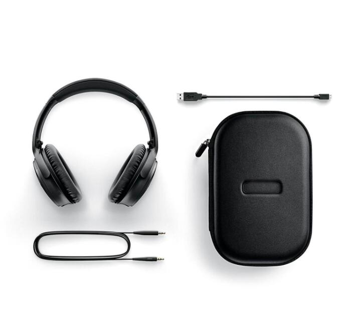 

High Quality New Q 35 II Active Noise Cancel ANC Headphones Wireless Bluetooth Headset Foldable Carrying, Black
