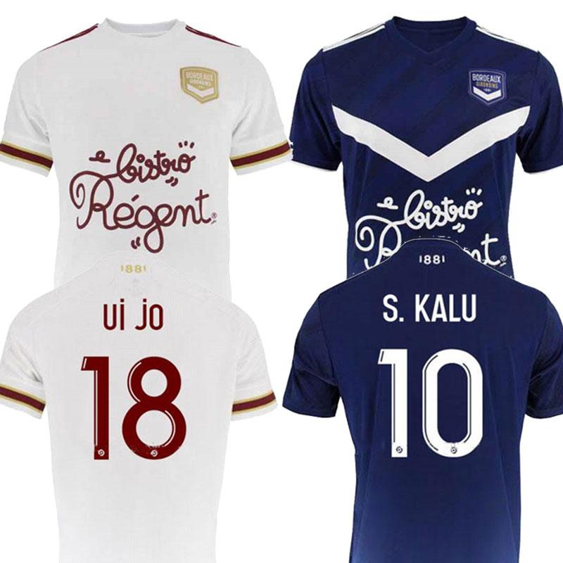 

20 21 Girondins de Bordeaux Soccer Jerseys MAJA BEN ARFA ADLI BRIAND Football Shirt 2021 maillot S.KALU MEN Kids uniform, Black