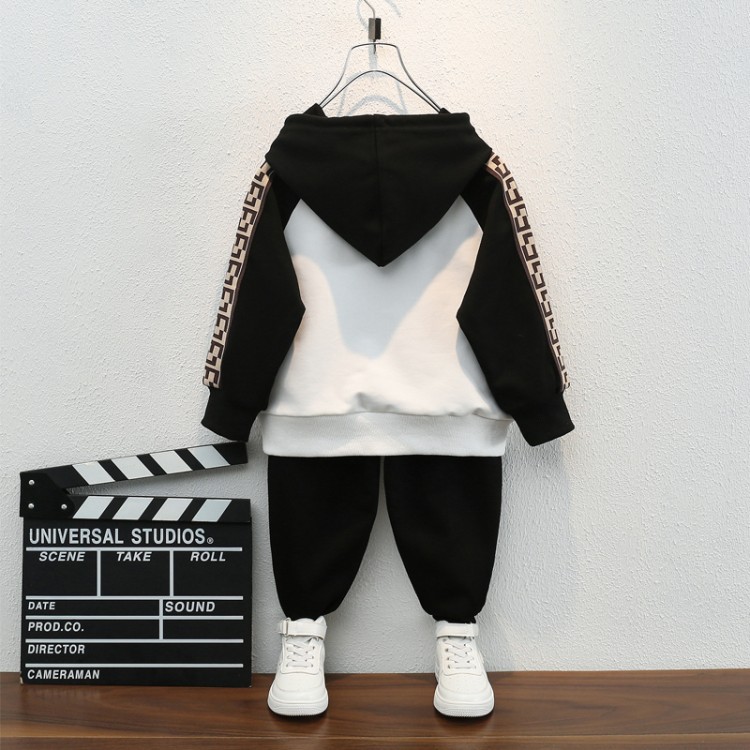 

Cute Baby Girls Hoodies and Pant Kids Thick Luxury Designer Sweatshirt Winter Clothes Infant Childrens Clothing for Boys, White