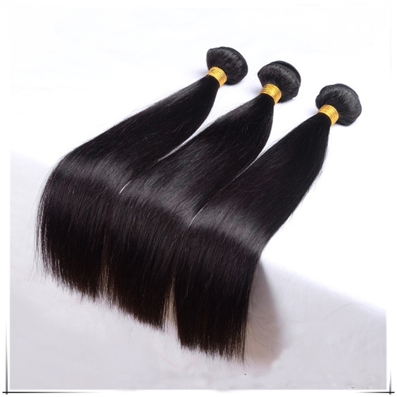 

hair Human 10A straight natural color, Black