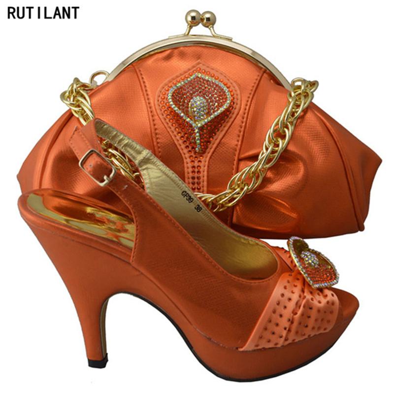 

Dress Shoes Arrival Italian Designer And Bags Matching Set Decorated With Appliques Women Ba In Italy, Black