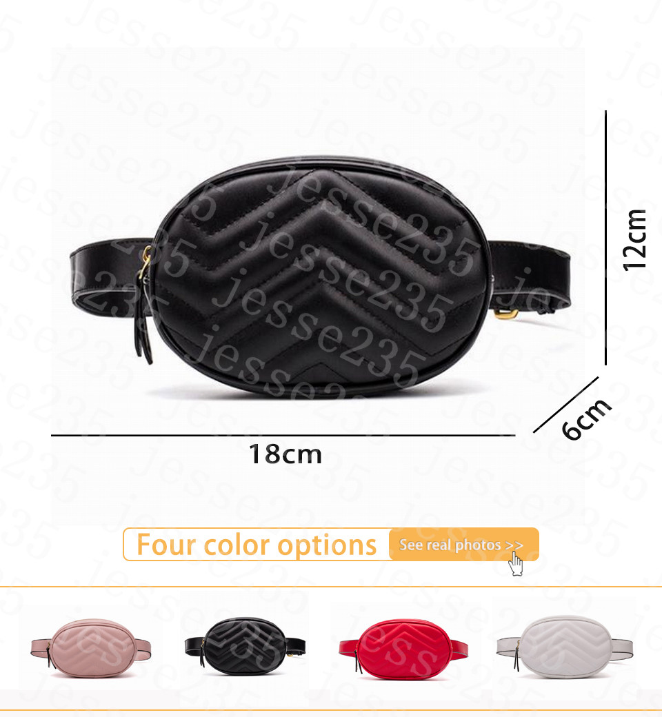 

New Fashion Pu Leather Handbags Women Bags Fanny Packs Famous Waist Bags Handbag Lady Belt Chest bag Crossbody bag4 colors Top Quality