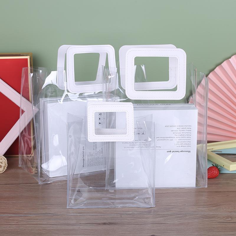 clear plastic bolsas with handles