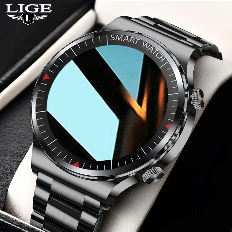 

LIGE BW0239 New Bluetooth Call watch Smart watch Men And Women Full touch Fitness tracker Blood pressure Smart Clock Men smart watch