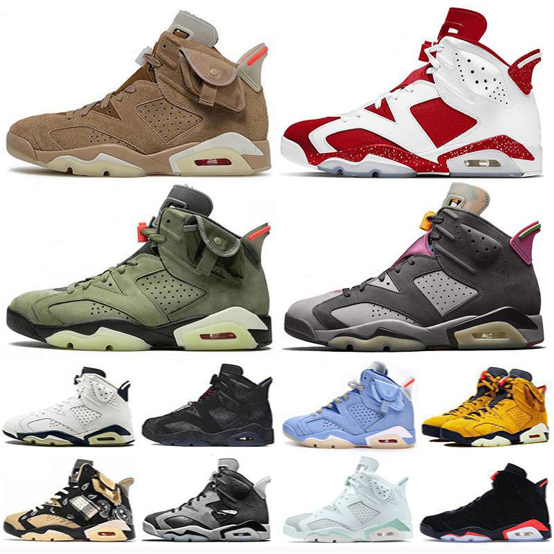 

2022 Jumpman 6 6s Mens Womens Outdoor Shoes VI Tiffany Blue Bordeaux Red Oreo Floral Singles Day British Khaki Gold Hoops Sports Sneakers Trainers, As photo 32