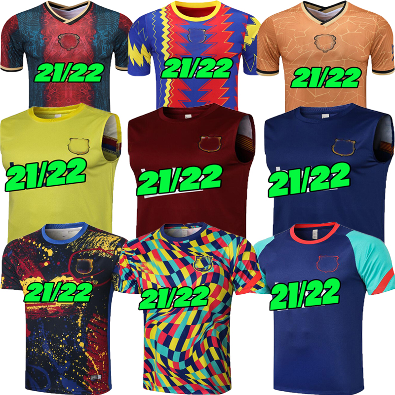 

men 20 21 22 MESSI Barcelona Polo training soccer jersey 2021 2022 GRIEZMANN F.DE JONG COUNTINHO DEST SERGIO vest Football jerseys tops