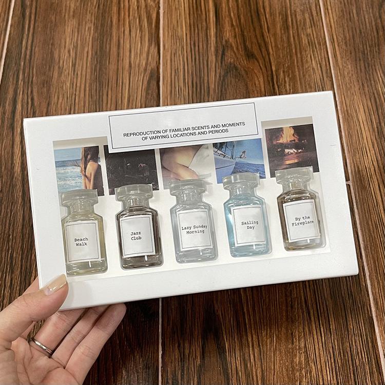 

neutral perfume set 7ml*5 pieces spray suit samples 1.5ml*10-piece scents counter edition 1v1charming smell EDT fast free postage the same b