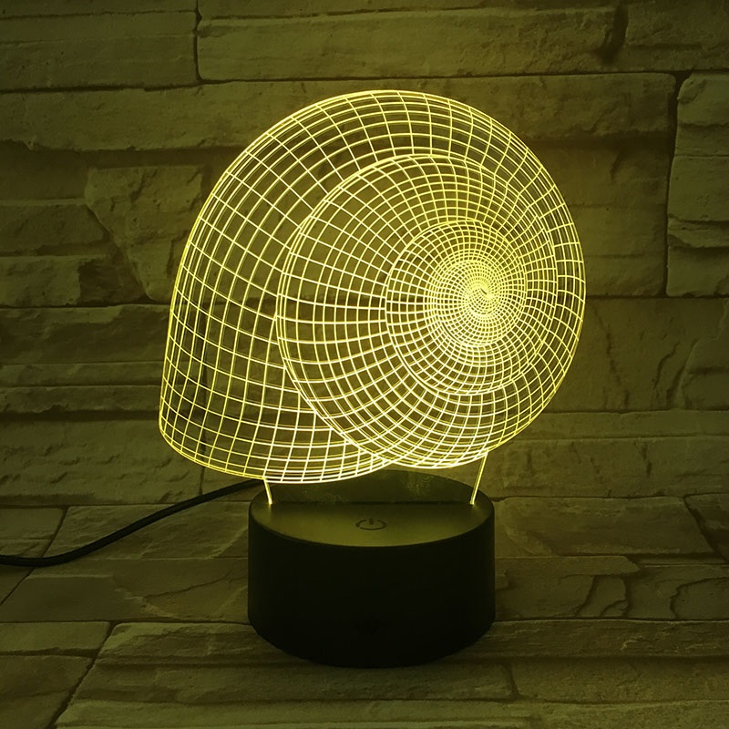 

Decorative Nightlight Acrylic Snail Night Light LED Baby Room 3D Desk Lamp Birthday Party Atmosphere Decor Kids Gift APP Control