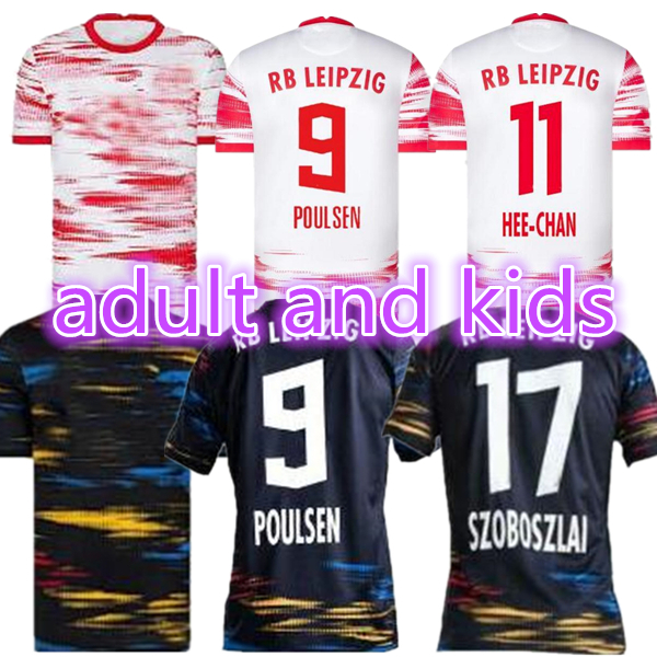 

2  RBL Home White WERNER Soccer Jersey FORSBERG OLMO Football Shirt NKUNKU SABITZER SCHICK