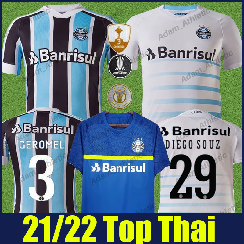 

FBPA Gremio soccer jerseys training shirts 2021 2022 DIEGO SOUZA KANNEMANN GEROMEL football jersey M.Henrique PEPE JEAN PYERRE Camisa de Tricolor 21/22 Treino vests, 2020 home women