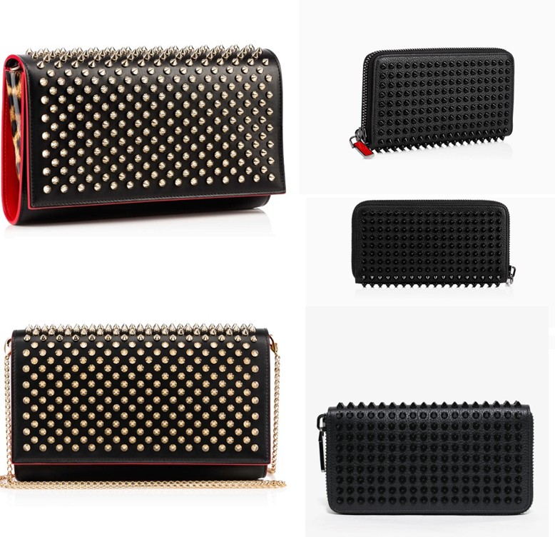 

Handbag+wallets branded Women rivet bags personalityhead embossed holding envelope shoulder bag street trend head genuine leather red bottoms purse