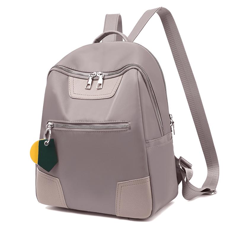 

Outdoor Bags Female Fashion Backpack Cute Women School For Teenage Girls Waterproof Nylon Kawaii Ladies Luxury Student Bag Book, Black