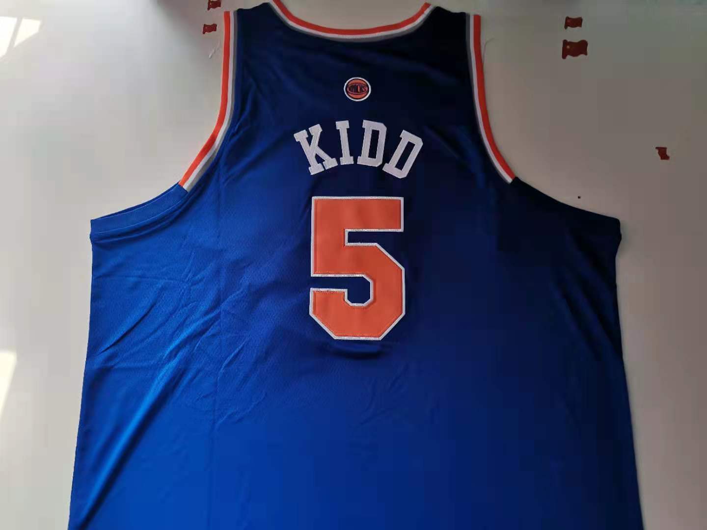 

rare Basketball Jersey Men Youth women Vintage #5 Jason Kidd High School College Size -5XL custom any name or number, Blue men s-4xl