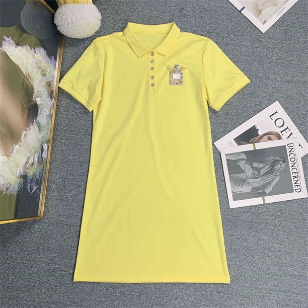 

New wool women's round neck dress short sleeve knitting skirt in spring and summer 6951e, Black;gray