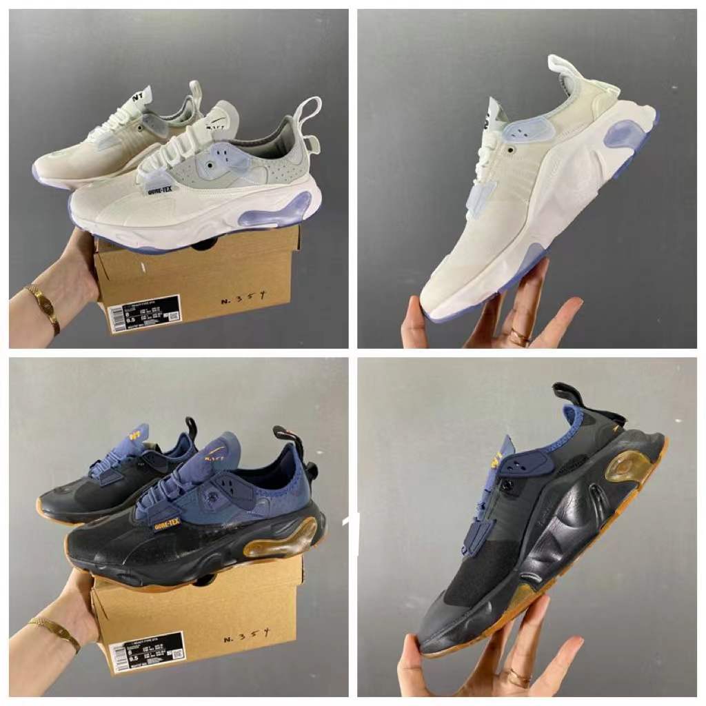 

React Vision Element 55 87 Mens Casual Running Shoes Type N354 Gore-Tex GTX Phantom Art3mis Honeycomb Schematic Men Womens Sports