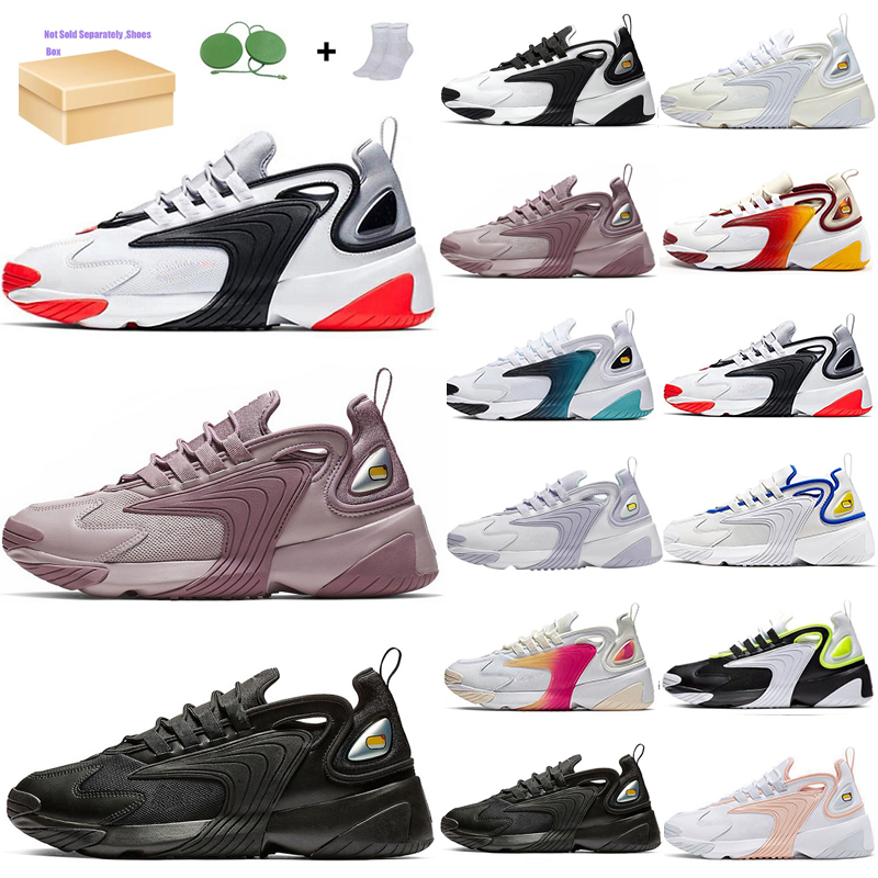 

New Men Zoom M2Ks Tekno running shoes 2K pink purple triple black white women comfortable lightweight outdoor zapato sports training shoe size 36-45, Color 11 36-40