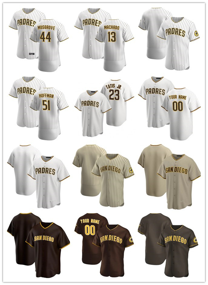

Custom Jersey Men Youth San Diego Padres 44 Joe Musgrove 23 Fernando Tatis Jr. 51 Trevor Hoffman 13 Manny Machado Baseball Jerseys, Blue;black