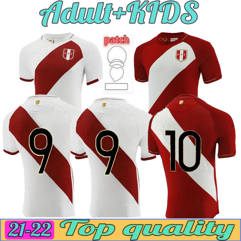 

20-21 peru customized thai quality s jerseys carrillo 18 flores 20 soccer guerrero 9 farfan 10 yotun 19 cueva 8 custom wear football 2021, Black;yellow