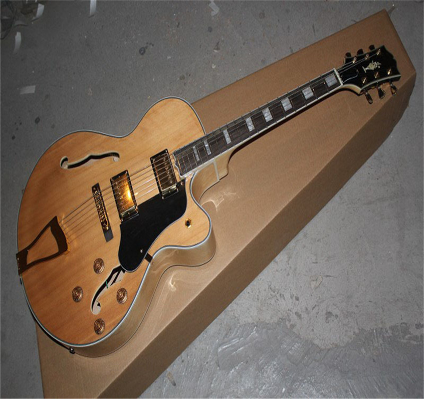 

Arrival G L-5 L5 Jazz F -Semi Hollow Natural color Electric guitar in stock
