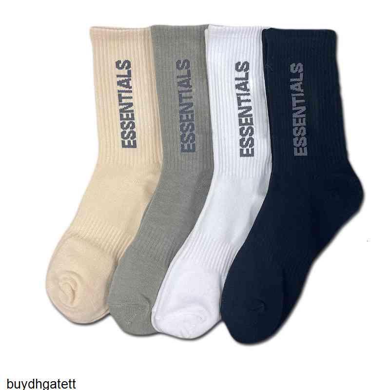 

Unisex Essentials Socks Fashion Sports Four Seasons General Breathable Antibacterial Sweat Absorbingko9r, White