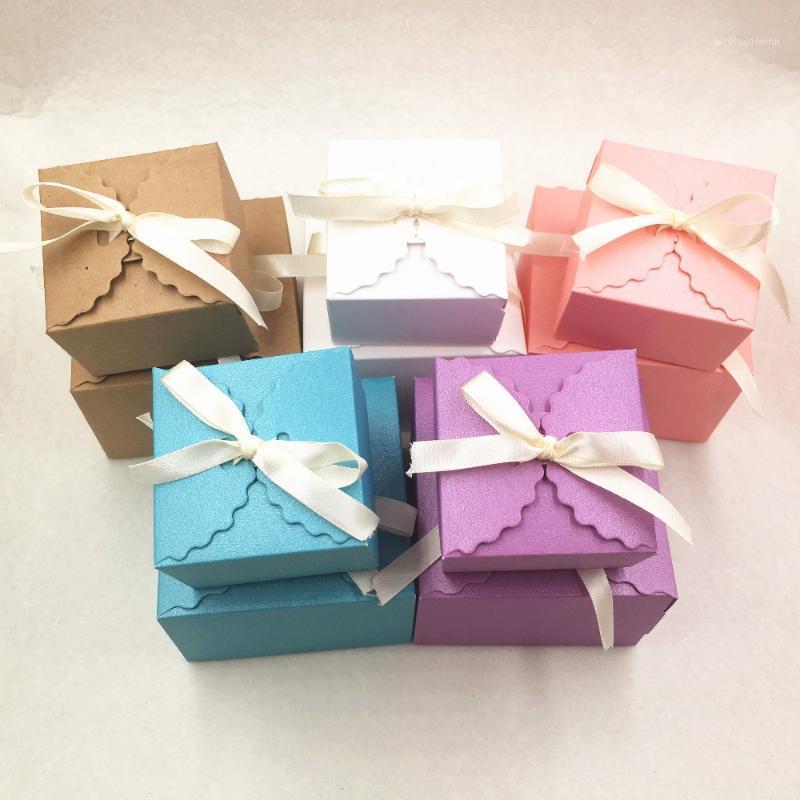 

Gift Wrap 20pcs Colourful Box Kraft Paper Storage Boxes For Wedding/jewellery/candy/food\chocolate\Party Packing