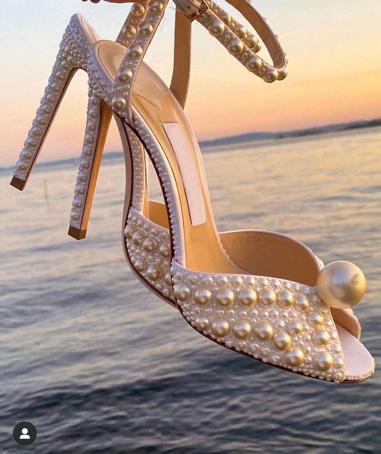 

Summer Luxurious Brand Sacora Sandals Shoes White Pearls Leather Wedding Bridal Women Strappy Gladiator Sandalias Exquisite Evening Pumps