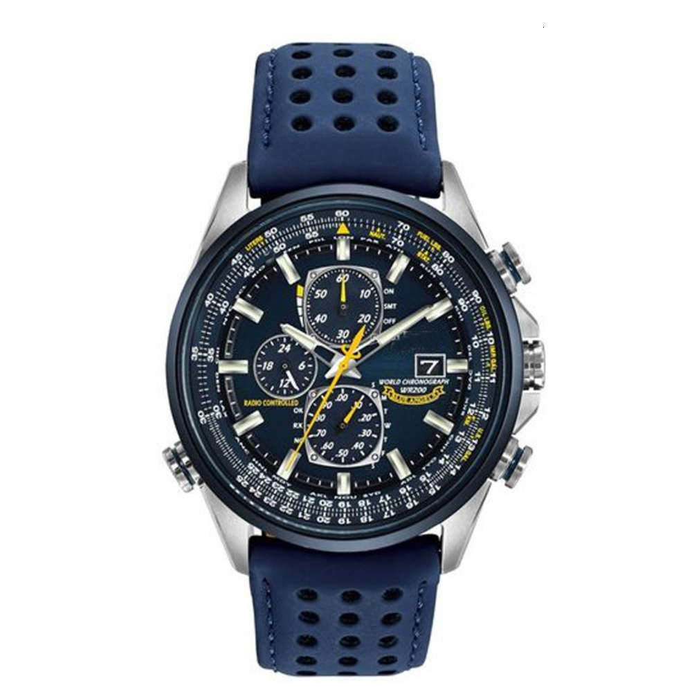 

steel Blue Angel watch fashion band quartz men's, Slivery;brown