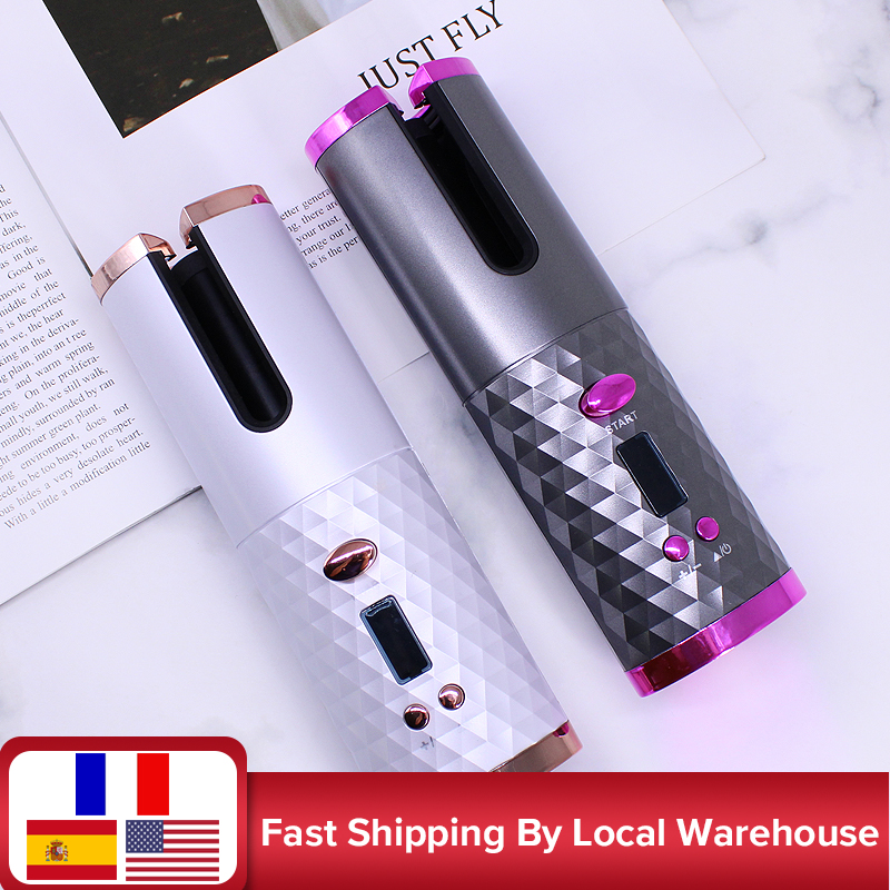 

Ceramic Heating Care Wave curl iron hair curler electric curling iron Wireless charging automatic curler Wand