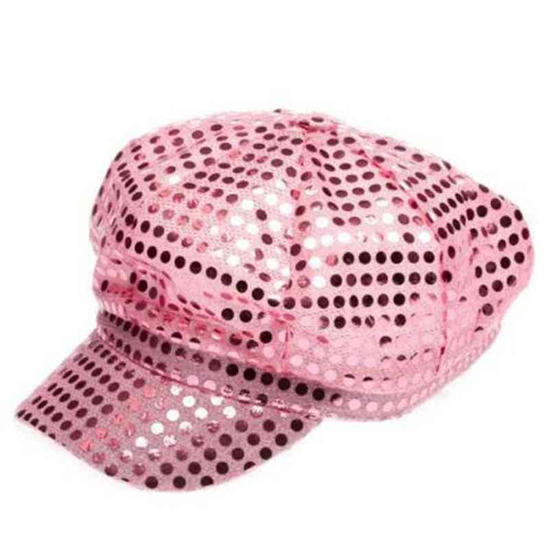 

Sequins Hat Ladi 60s 70s Disco Dance Fancy Drs Hen Christmas Party Accsory