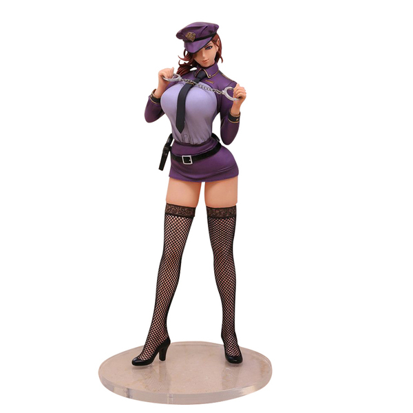 

15-25cm Native Policewoman non Sexy girls Action Figure japanese Anime PVC adult Action Figures toys Anime figures Toy Q0722, No box