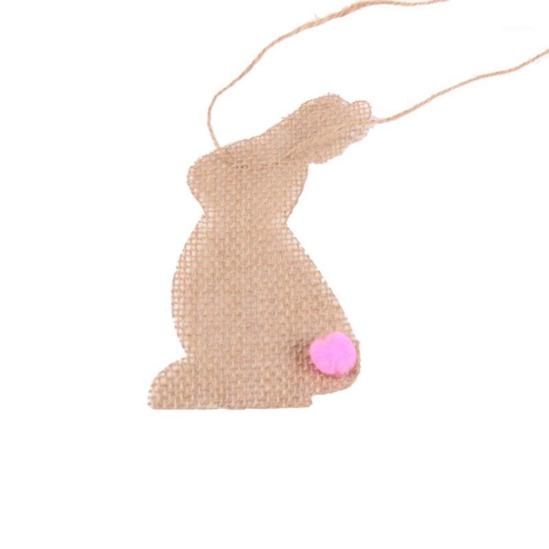 

Party Decoration Vintage Jute Hessian Burlap Pennant Hanging Bunting Banner Garland Easter Festival