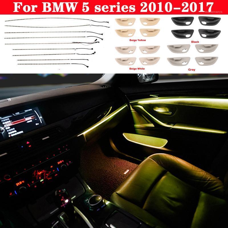

Emergency Lights Car Neon Interior Door Ambient Light Decorative Lighting 2-color Blue Orange Lamp For 5 Series F10 F11 F18 2010-2022 LE