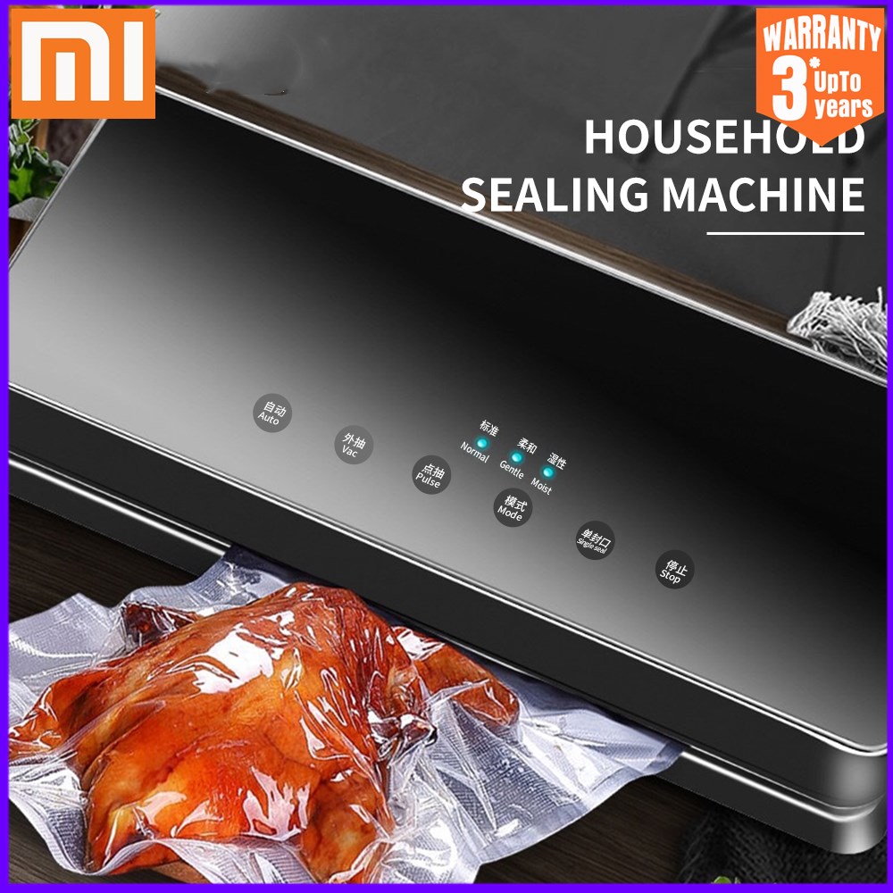 

XIAOMI Mijia Vacuum Food Sealers Kitchen Vacuum Sealer Machine Including 10pcs Bags Household Food Saver Vacuum Packing