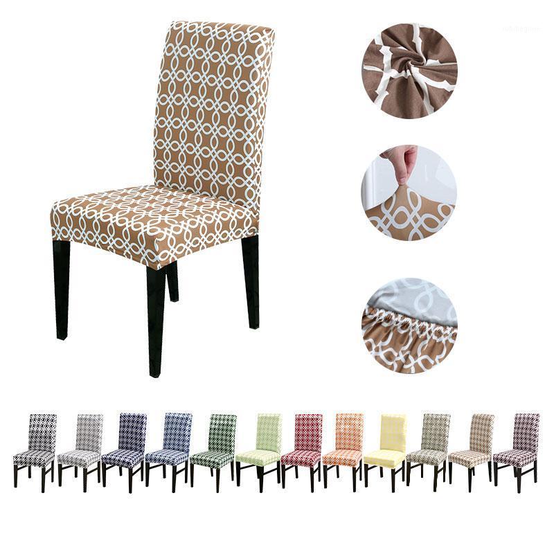 

Modern Fabric Chair Covers For Dining Room Chairs Spandex Elastic Cover Flowers Decoration Sofa And Armchairs